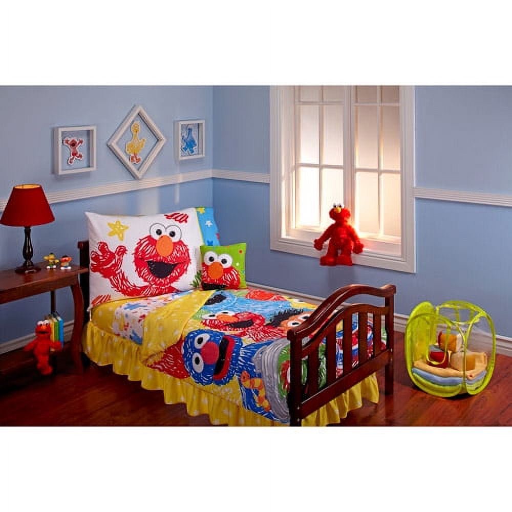 Sesame Street Scribbles 10pc Toddler Bed