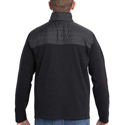 Eddie Bauer Men’s Mixed Media ¼ Zip Pullover, Variety