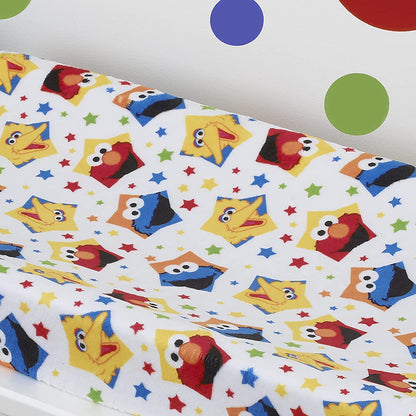 Sesame Street Elmo, Big Bird, & Cookie Monster Super Soft Changing Pad Cover