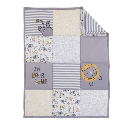 NoJo Roarsome Lion 3 Piece Nursery Crib Bedding Set