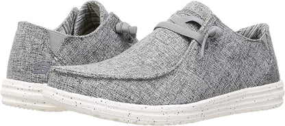 Skechers Melson Mens Relaxed Fit Slip-on Loafers - Chad Grey