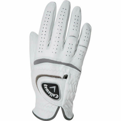 Callaway Men's Leather Golf Glove 4-pack: Right and/or Left Handed (Small, left)