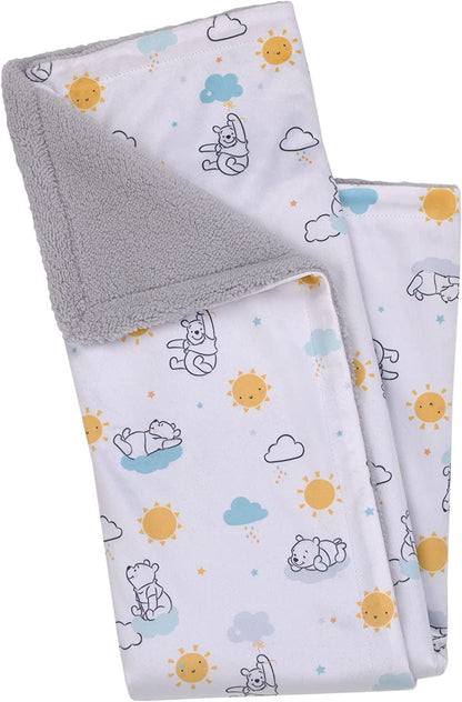 Disney Winnie The Pooh Baby Blanket and Security Blanket 2-Piece Set