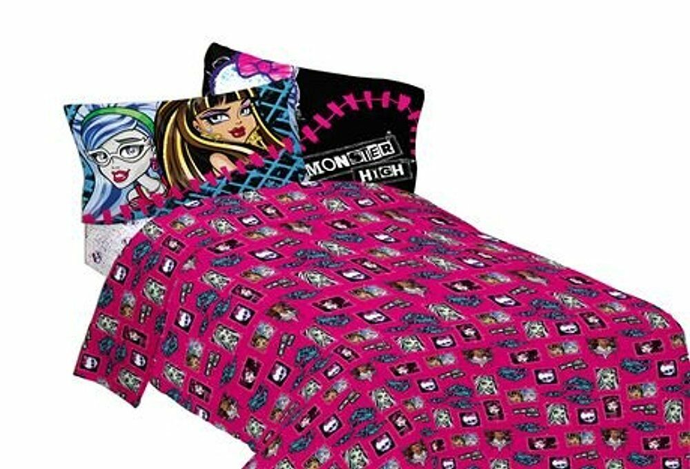 Monster High "All Ghouls Allowed" Full Size Sheet Set