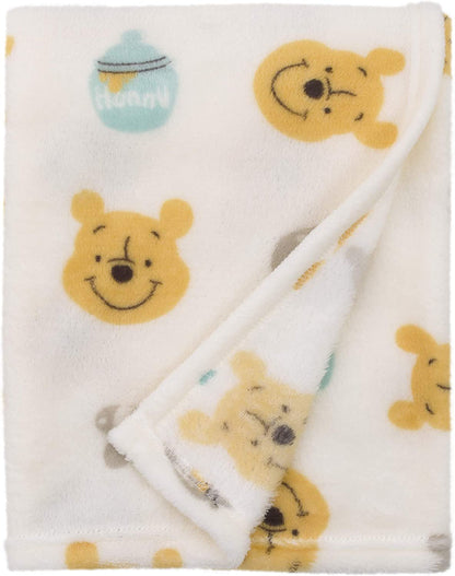 Disney Princess Pink & Purple Aurora, Snow White, & Cinderella Super Soft Baby Blanket, Pink, Purple