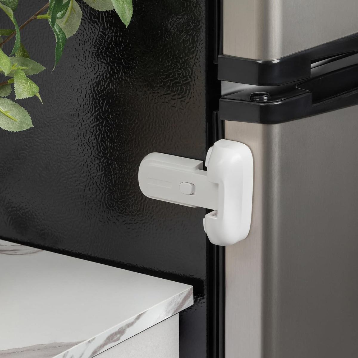 Todays Kids Child Proof Refrigerator Lock - Fridge / Freezer Lock, Easy to Install Child Lock for Fridge