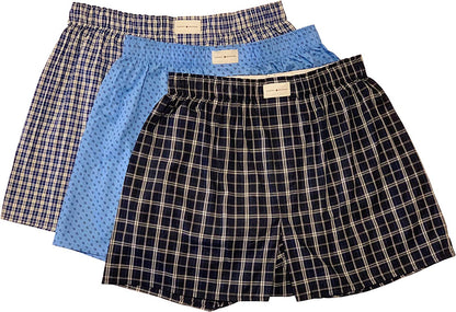 Tommy Hilfiger Mens 3-Pack Woven Boxers