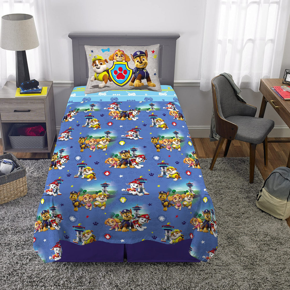 Franco Kids Bedding Paw Patrol Twin Size Sheet Set