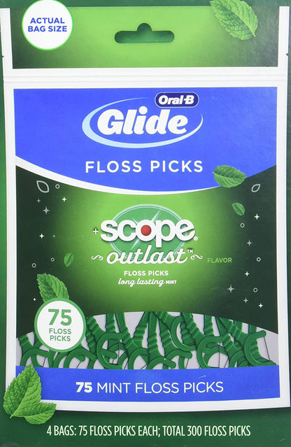 Oral B Complete Glide Floss Picks (300 Count)
