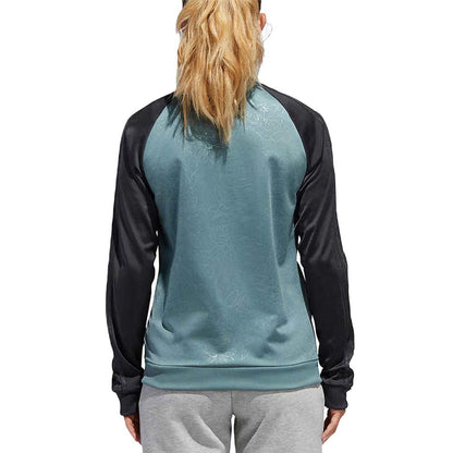adidas Womenâ€™s Embossed Print Track Jackets Full-Zip Climalite Jacket