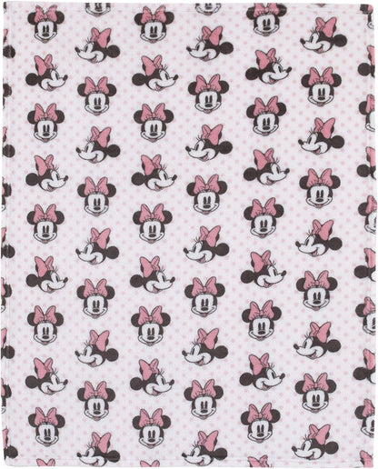 Disney Princess Pink & Purple Aurora, Snow White, & Cinderella Super Soft Baby Blanket, Pink, Purple