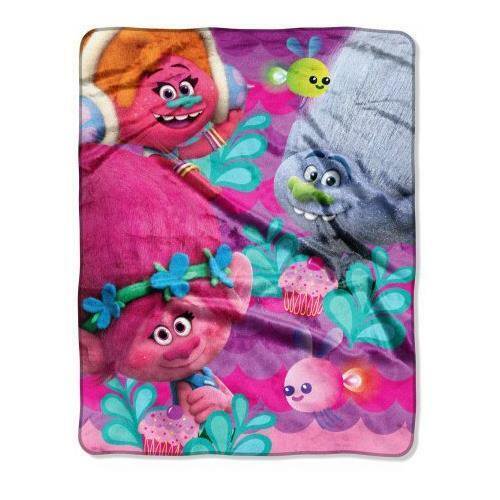DreamWorks Trolls Sugar Overload 40" x 50" Silk Touch Throw