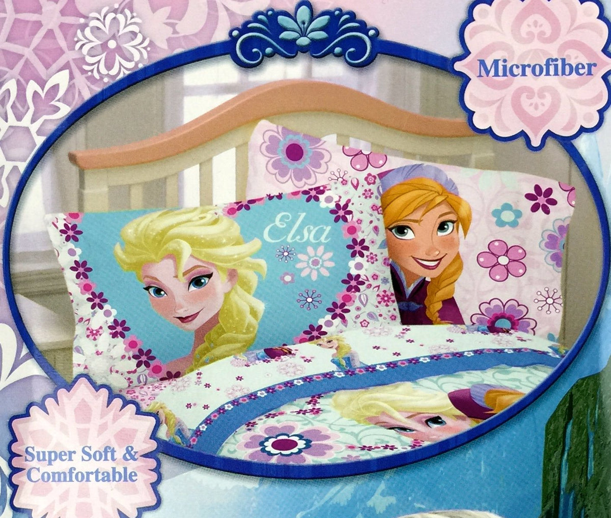 Disney Frozen Warm Heart Reversible Pillowcase - Standard Size