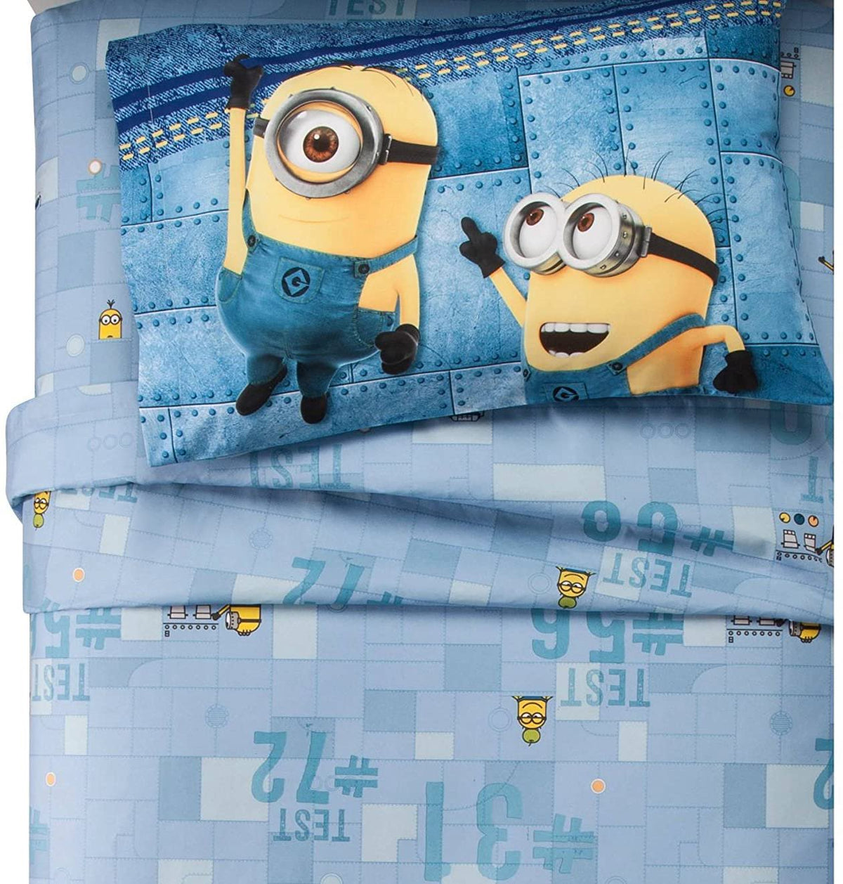 Despicable Me 3 Minions Blue Sheet Set (Twin) 3pc