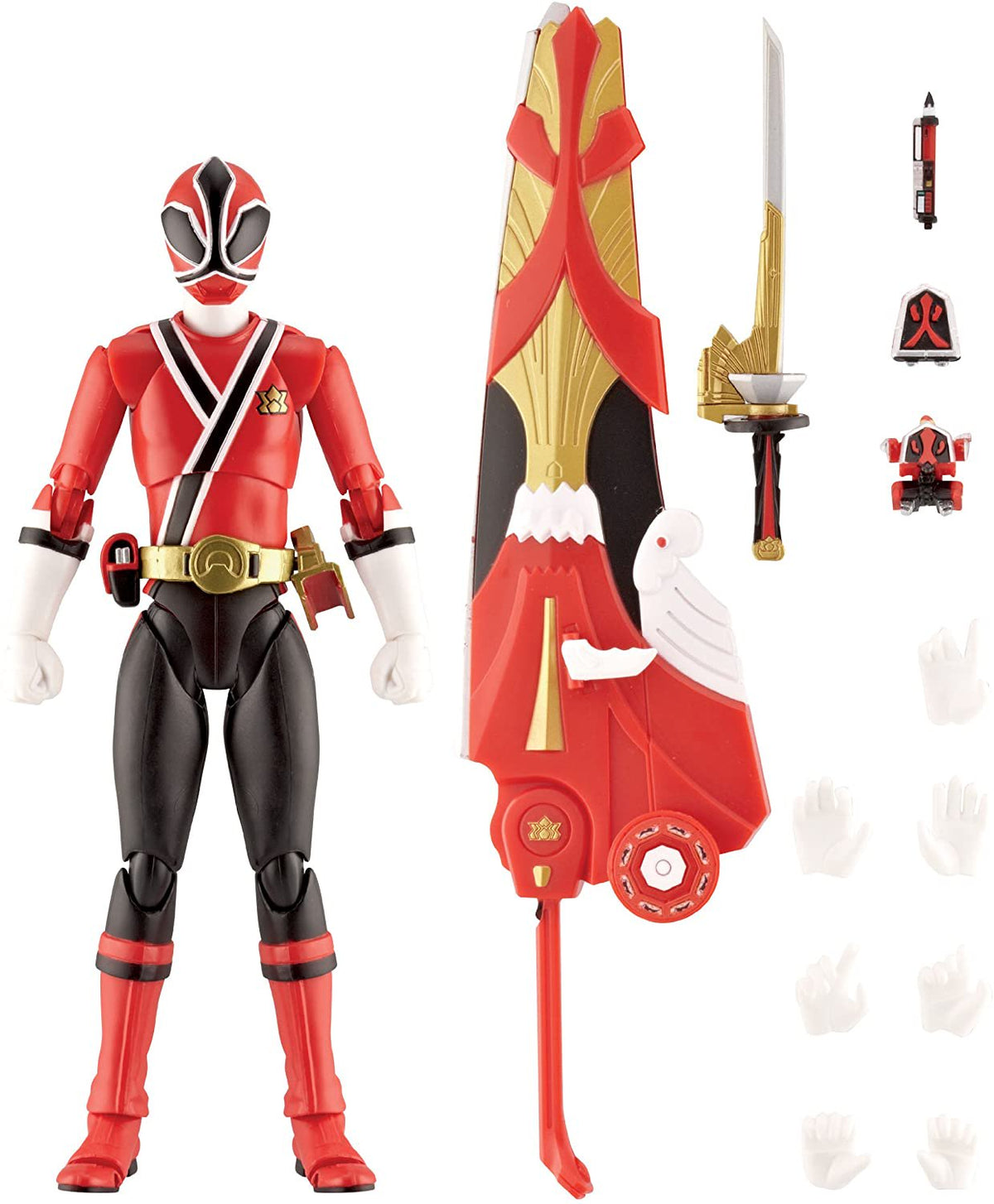 Power Rangers Samurai Collector Shinkenger Red Ranger