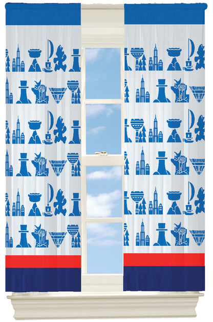 Franco Kids Super Mario Room Darkening Window Curtains Drapes Set 84 in W x 63 in L
