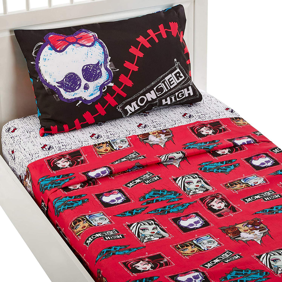 Mattel Monster High All Ghouls Allowed Sheet Set Twin