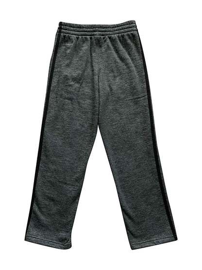 adidas Boy's Tech Fleece Pant (Small/8, Dark Heather/Black)