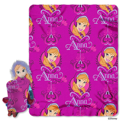 Disney's Frozen, Olaf Dance Character Pillow and Fleece Throw Blanket Set