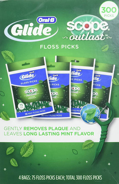 Oral B Complete Glide Floss Picks (300 Count)