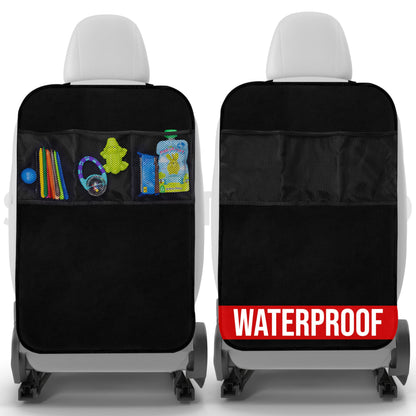 Todays Kids 2 Pack Kick Mats Back Seat Protector - Backseat Car Organizer for Kids, Car Storage Organizer, Back Seat Cars Organizers, Cars Organizers Backs Seats, Travel Accessories