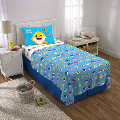 Baby Shark Twin Size Sheet Set