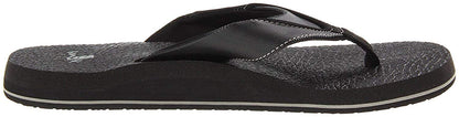 Sanuk Men's Beer Cozy Flip Flop Black 44 M EU / 11 D(M) US