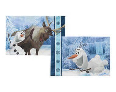 Disney Frozen Kid's Reversible Olaf Pillowcase
