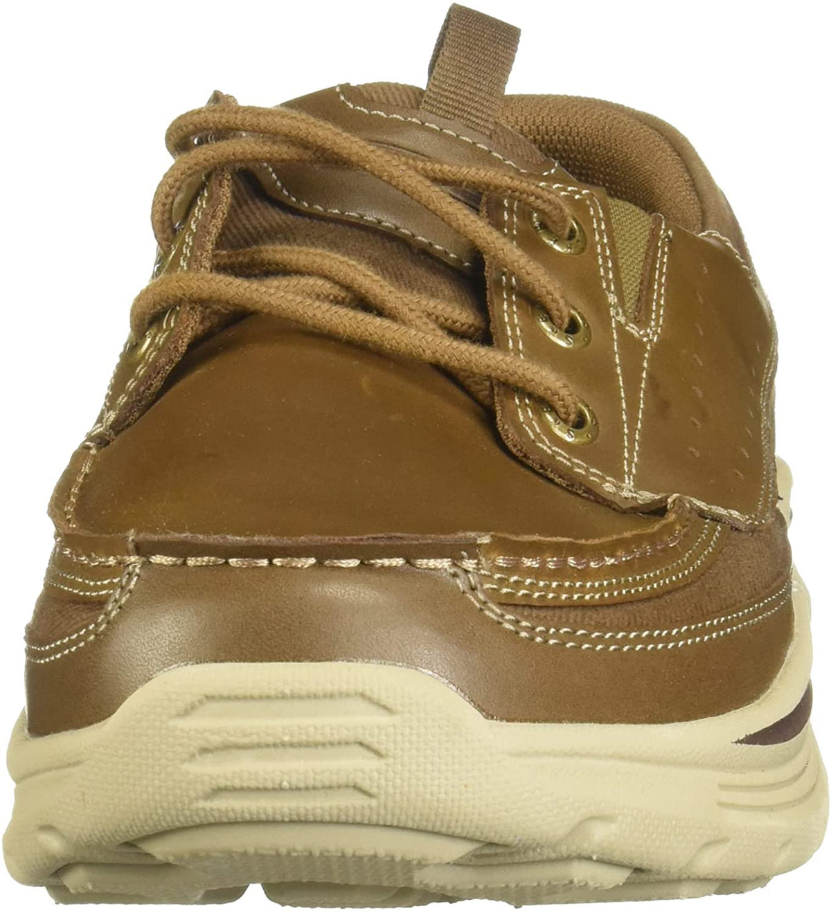 Skechers Men's Expended-Menson Leather Lace Up Boat Shoe