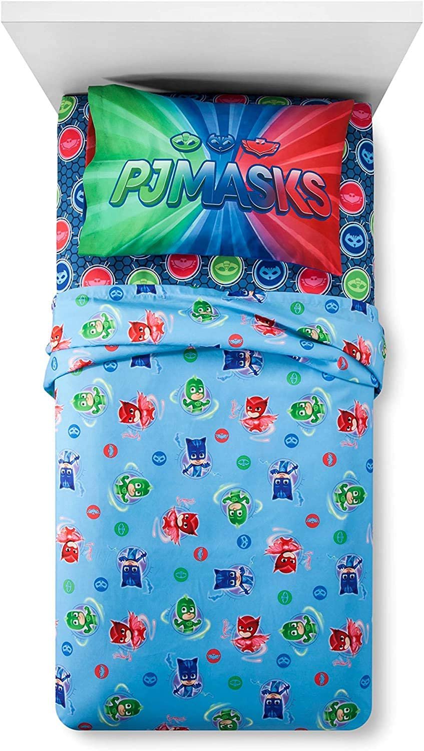 PJ Masks Twin Sheet Set Its Hero Time