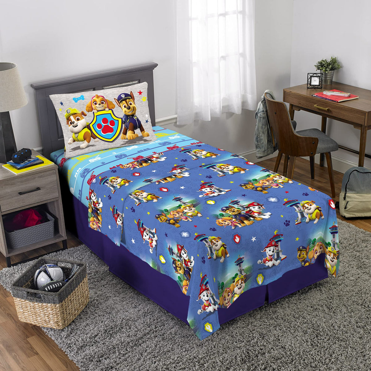 Franco Kids Bedding Paw Patrol Twin Size Sheet Set