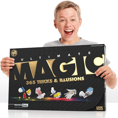 Marvin's Magic - Kids Magic Set - 365 Ultimate Magic Tricks & Illusions | Magic Tricks for Kids | Includes Svengali Cards, Flash Money Trick, Mind Reading Tricks + Much More | Suitable for Age 6+