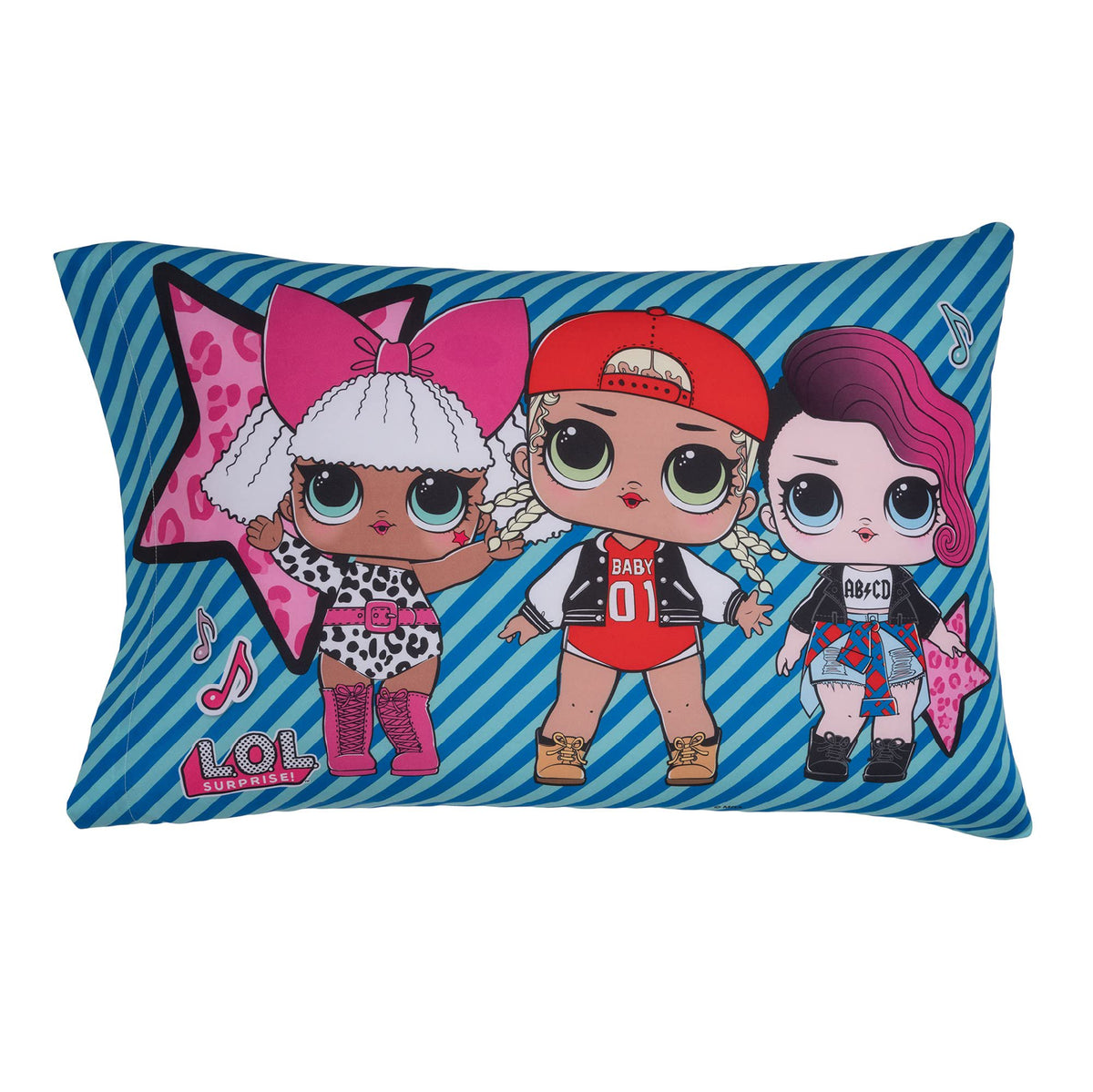 Franco Kids LOL Surprise Reversible Pillowcase, 20 in x 30 in