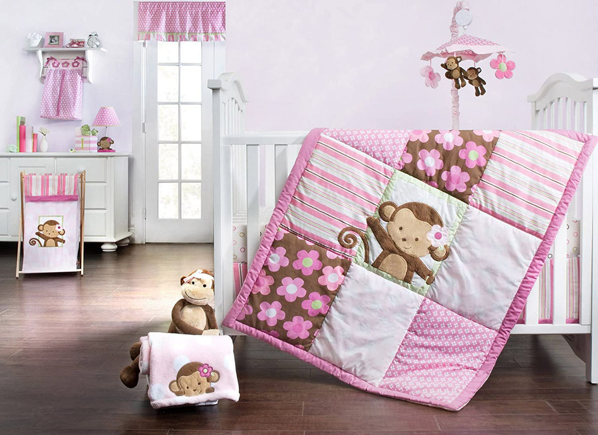 Kids Line Hamper, Sweet Monkey (Discontinued by Manufacturer)