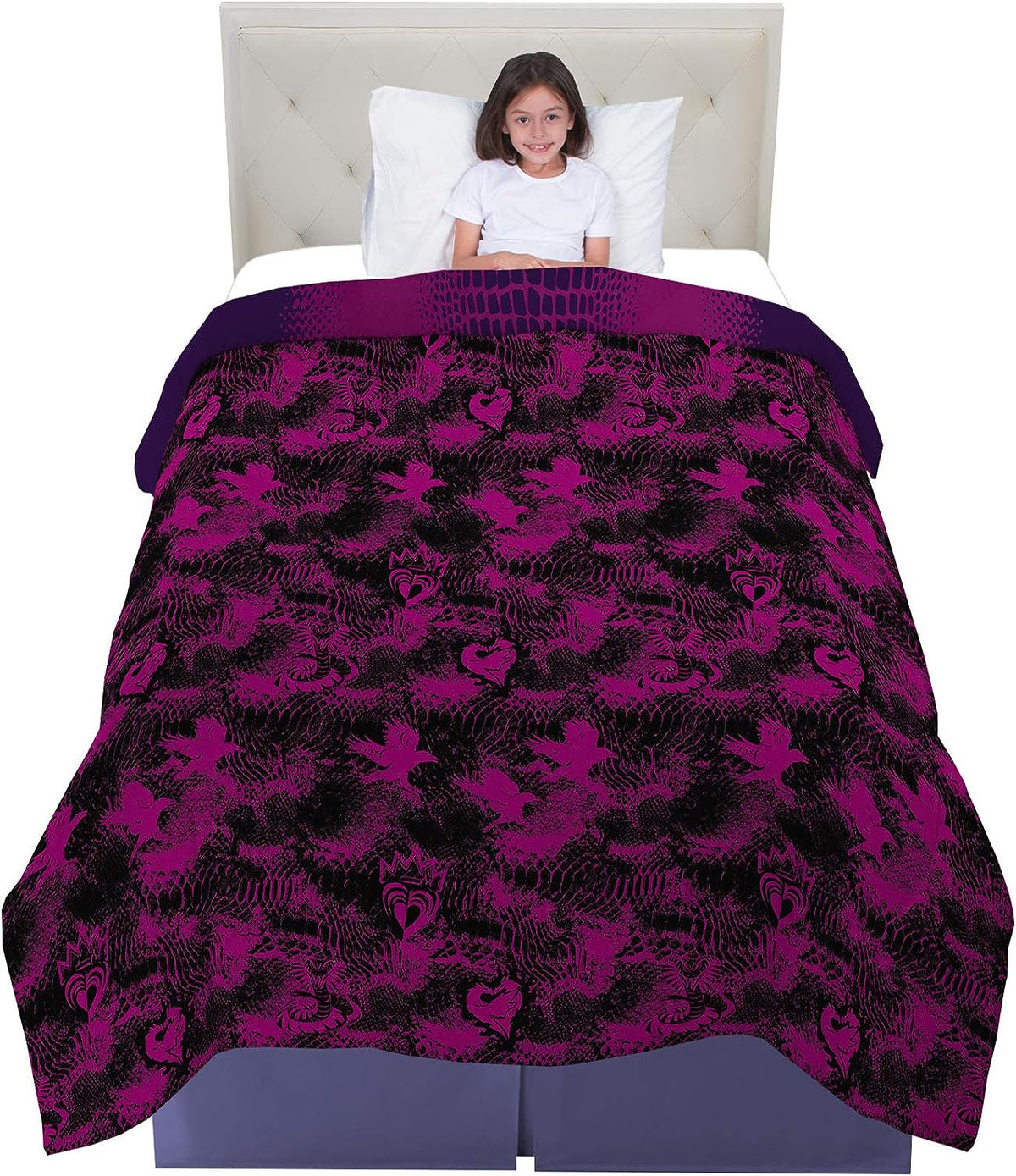 Franco Kids Bedding Disney Descendants 3 Twin/Full Reversible Comforter