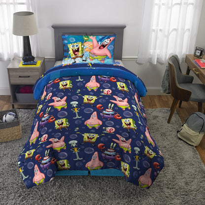 SpongeBob SquarePants 2 Piece Twin/Full Comforter & Sham Set