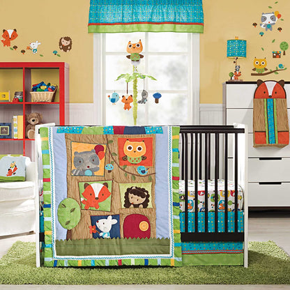 Kids Line 4 Piece Crib Bedding Set, Little Tree House (Discontinued by Manufacturer)