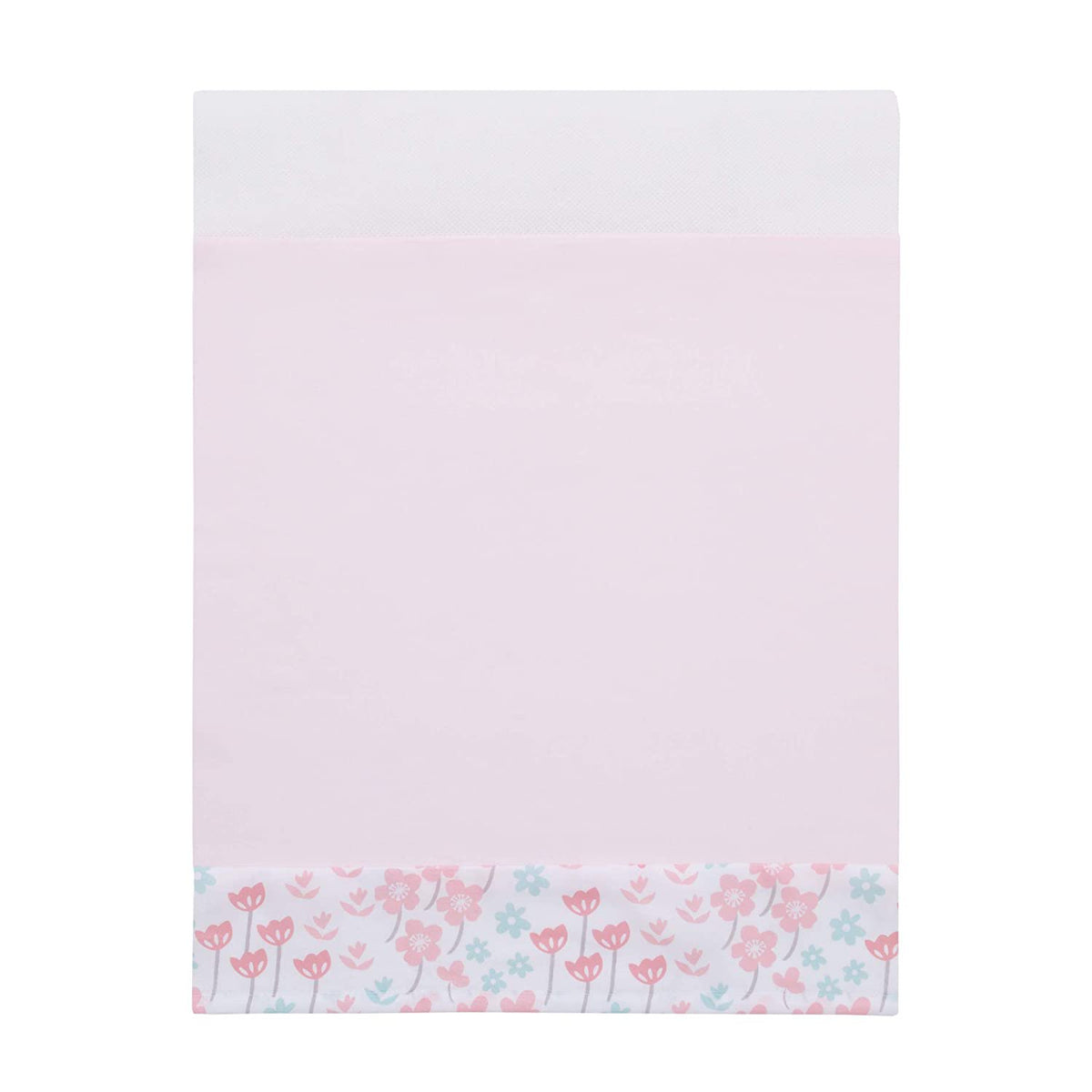 NoJo Sweet Forest Friends 4 Piece Crib Bedding Set -  Pink, Aqua, Grey & White
