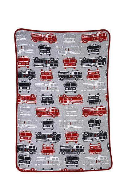 Carter's Fleece Fire Truck Toddler Blanket, 30" x 45"