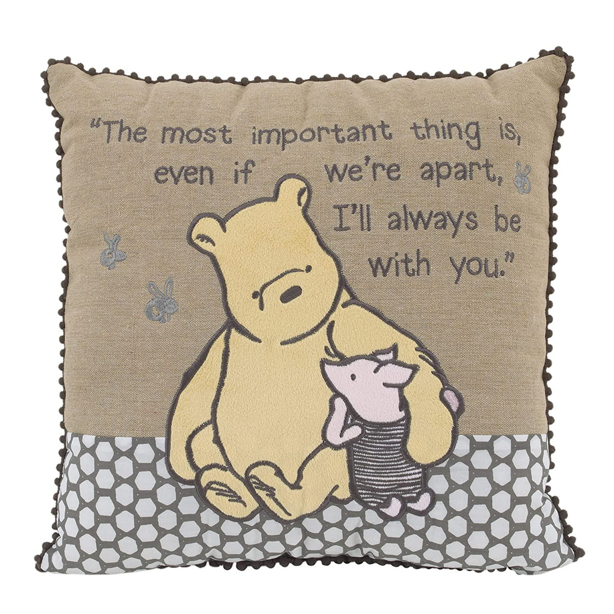 Disney Classic Pooh - A Day with Pooh Decorative Pillow 15" x 15"