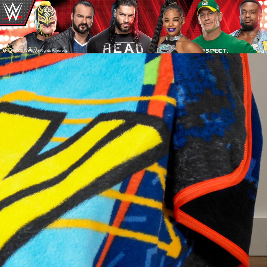 Franco Kids Bedding WWE Micro Raschel Throw, 46 in x 60 in