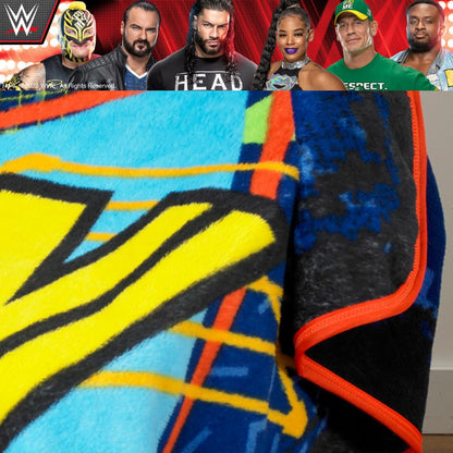 Franco Kids Bedding WWE Micro Raschel Throw, 46 in x 60 in