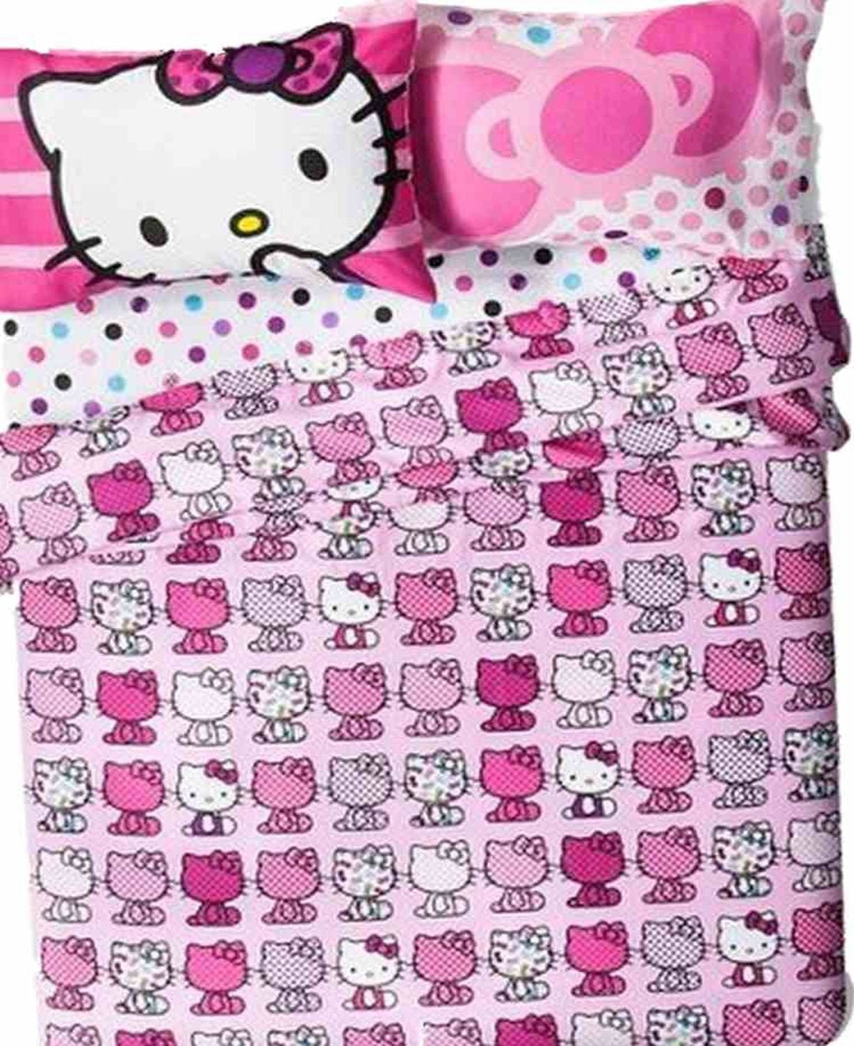 New Hello Kitty Twin Sheet Set - 3 Piece Bed Sheets