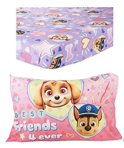 Paw Patrol Skye Toddler Bed Sheet and Pillowcase Set