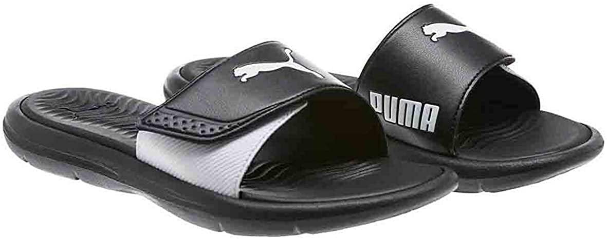 PUMA Ladies Slide Sandal (7, Black)