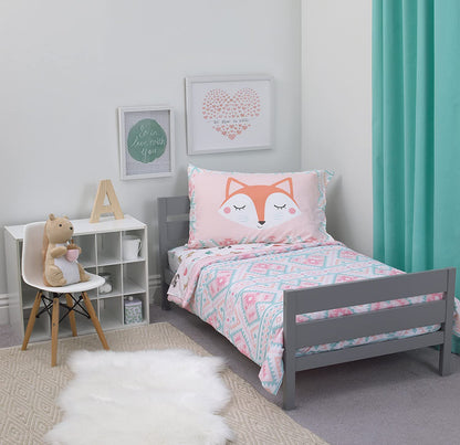 Carter's Woodland Girl 4 Piece Toddler Bedding  Set
