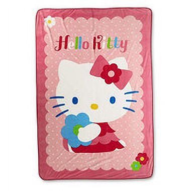 Hello Kitty Twin Micro Raschel Blanket
