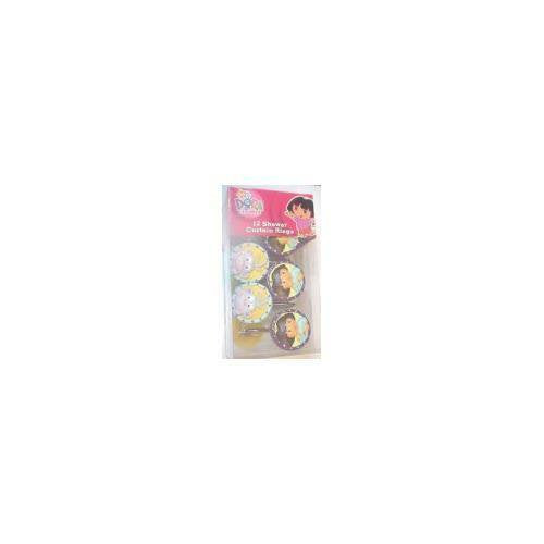 Dora the Explorer Pretty Paisley Shower Curtain Ring Set