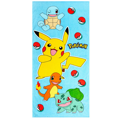 Pokemon Kids Beach Towel Soft and Absorbent 28" x 58"