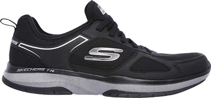 Skechers Men's Burst TR Trainer - Black or Navy (Black/Charcoal, 10.5 M US)